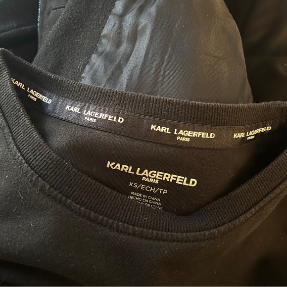 KARL LAGERFELD PARIS SEQUIN LONG SLEEVE - Sz XS - Picture 3 of 7